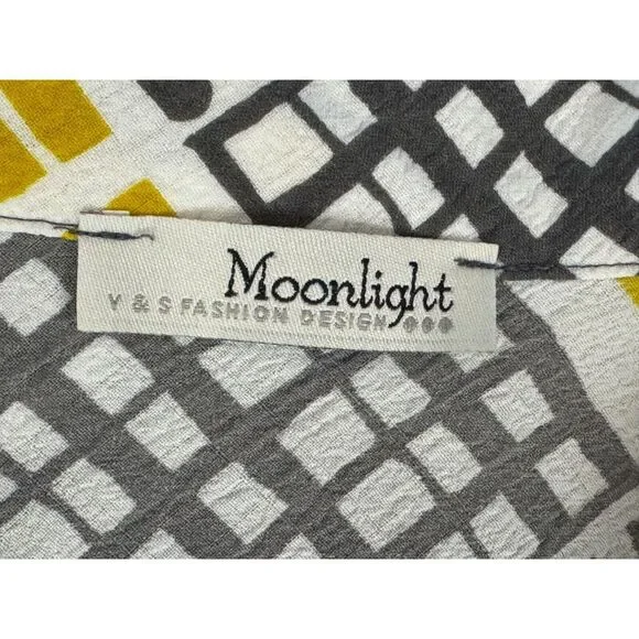 Moonlight Art to wear Lightweight Jacket‎ Women XL? 3/4 Sleeve Collared Blazer